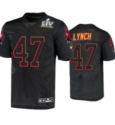 Men John Lynch Tampa Bay Buccaneers Black Super Bowl Lv Jersey