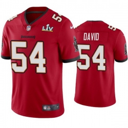 Men Lavonte David Buccaneers Red Super Bowl Lv Vapor Limited Jersey