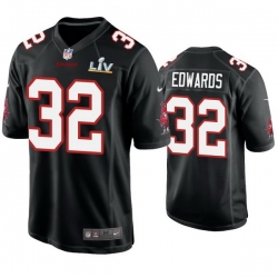 Men Mike Edwards Buccaneers Black Super Bowl Lv Game Fashion Jersey