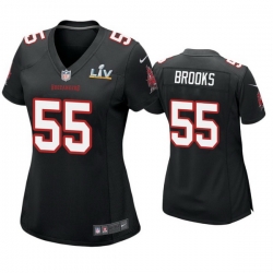Women Derrick Brooks Buccaneers Black Super Bowl Lv Game Fashion Jersey