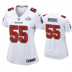 Women Derrick Brooks Buccaneers White Super Bowl Lv Game Fashion Jersey