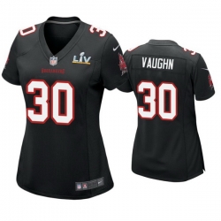 Women Ke'Shawn Vaughn Buccaneers Black Super Bowl Lv Game Fashion Jersey