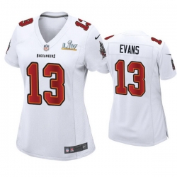 Women Mike Evans Buccaneers White Super Bowl Lv Game Fashion Jersey