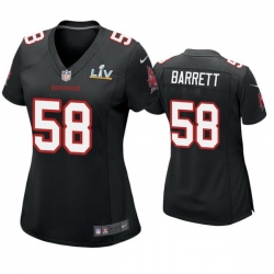 Women Shaquil Barrett Buccaneers Black Super Bowl Lv Game Fashion Jersey