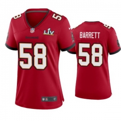 Women Shaquil Barrett Buccaneers Red Super Bowl Lv Game Jersey
