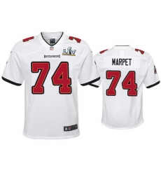 Youth Ali Marpet Buccaneers White Super Bowl Lv Game Jersey