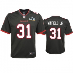 Youth Antoine Winfield Jr. Buccaneers Pewter Super Bowl Lv Game Jersey