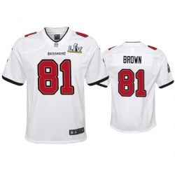 Youth Antonio Brown Buccaneers White Super Bowl Lv Game Jersey