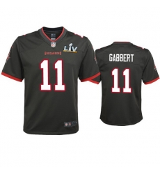 Youth Blaine Gabbert Buccaneers Pewter Super Bowl Lv Game Jersey