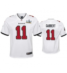 Youth Blaine Gabbert Buccaneers White Super Bowl Lv Game Jersey