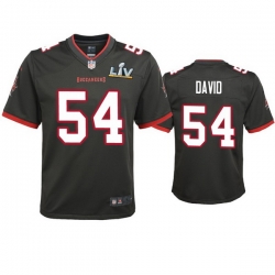 Youth Lavonte David Buccaneers Pewter Super Bowl Lv Game Jersey