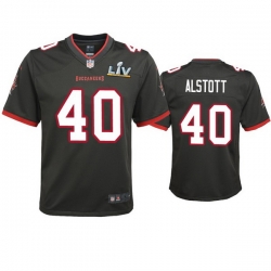 Youth Mike Alstott Buccaneers Pewter Super Bowl Lv Game Jersey