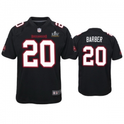 Youth Ronde Barber Buccaneers Black Super Bowl Lv Game Fashion Jersey