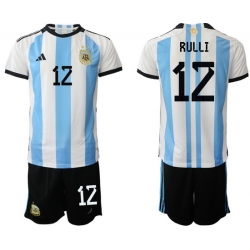 Men FIFA 2022 Argentina Soccer Jersey 026