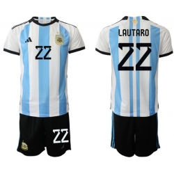 Men FIFA 2022 Argentina Soccer Jersey 028