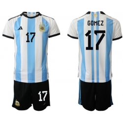 Men FIFA 2022 Argentina Soccer Jersey 033