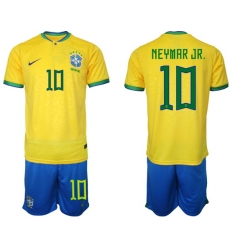 Men FIFA 2022 Brazil Soccer Jersey 023