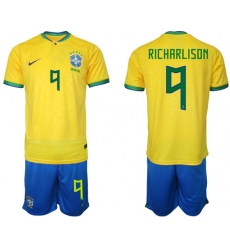 Men FIFA 2022 Brazil Soccer Jersey 026