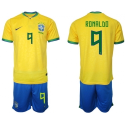 Men FIFA 2022 Brazil Soccer Jersey 027