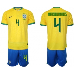 Men FIFA 2022 Brazil Soccer Jersey 031