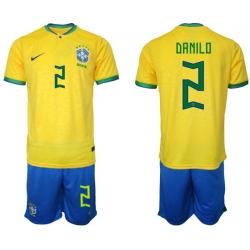 Men FIFA 2022 Brazil Soccer Jersey 033