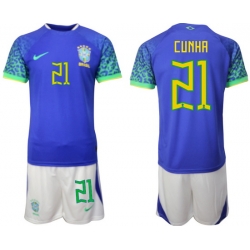 Men FIFA 2022 Brazil Soccer Jersey 040