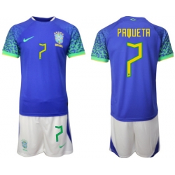 Men FIFA 2022 Brazil Soccer Jersey 055
