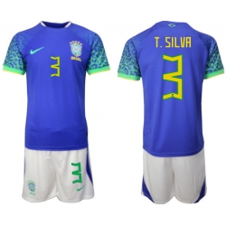 Men FIFA 2022 Brazil Soccer Jersey 058