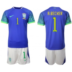 Men FIFA 2022 Brazil Soccer Jersey 060