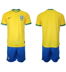 Men FIFA 2022 Brazil Soccer Jersey 064