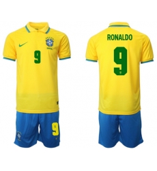 Men FIFA 2022 Brazil Soccer Jersey 069
