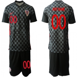 Mens Croatia Short Soccer Jerseys 009