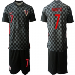 Mens Croatia Short Soccer Jerseys 014