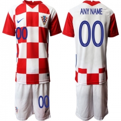Mens Croatia Short Soccer Jerseys 017
