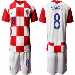 Mens Croatia Short Soccer Jerseys 021