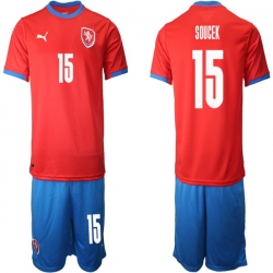 Mens Czech Republic Short Soccer Jerseys 003