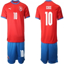 Mens Czech Republic Short Soccer Jerseys 005