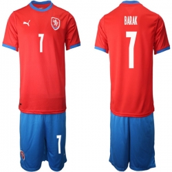 Mens Czech Republic Short Soccer Jerseys 006