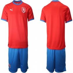 Mens Czech Republic Short Soccer Jerseys 009