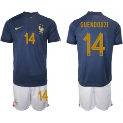 Men FIFA 2022 France Soccer Jersey 008