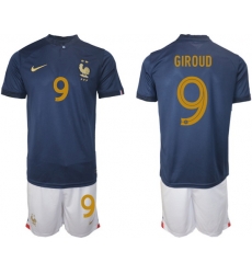 Men FIFA 2022 France Soccer Jersey 015