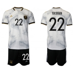 GERMANY 2022 World Cup Soccer Jersey #22 TER STEGEN