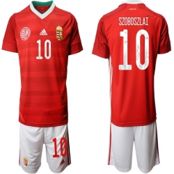 Mens Hungary Short Soccer Jerseys 003