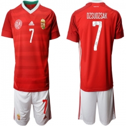 Mens Hungary Short Soccer Jerseys 005