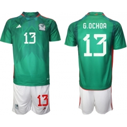 Men FIFA 2022 Mexico Soccer Jersey 009