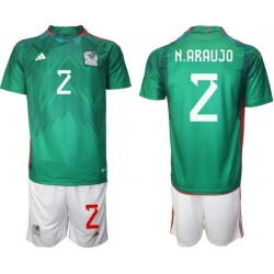 Men FIFA 2022 Mexico Soccer Jersey 015
