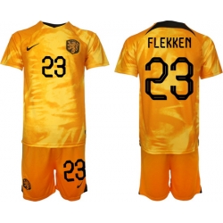 Men FIFA 2022 Netherlands Soccer Jersey 009