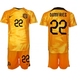 Men FIFA 2022 Netherlands Soccer Jersey 010