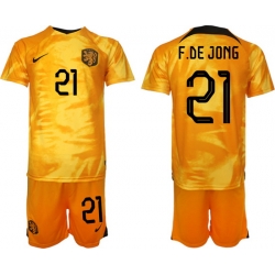 Men FIFA 2022 Netherlands Soccer Jersey 011