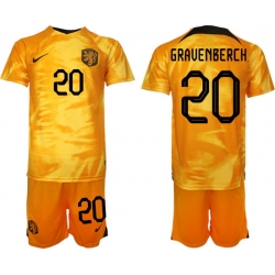 Men FIFA 2022 Netherlands Soccer Jersey 012